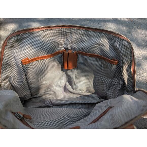 Spikes & Sparrow Brown Handbag Shoulder Bag Purse Distressed Leather Satchel - Picture 9 of 9